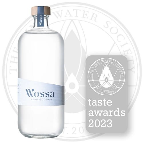 Woda Wossa Niegazowana zdobyła srebro w kategorii "Taste Awards 2023" w konkursie Fine Waters