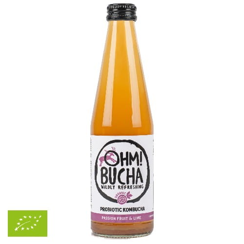 Ohm!bucha Kombucha Passion Fruit 350 ml szkło x12