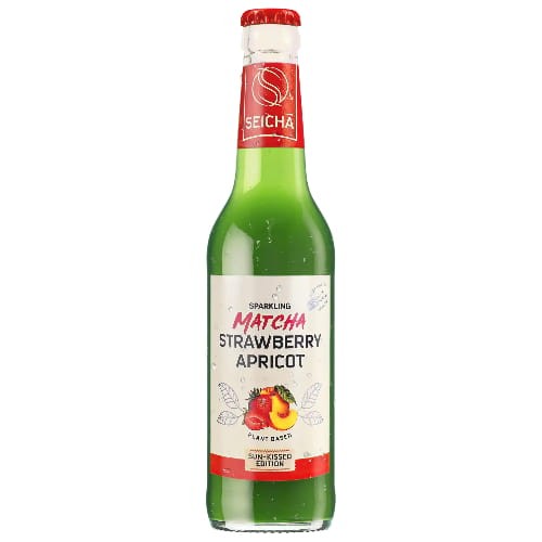 Seicha Matcha Truskawka & Morela 330 ml szkło x4