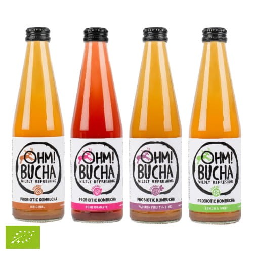 Ohm!bucha Kombucha Sample Pack 350 ml szkło x12