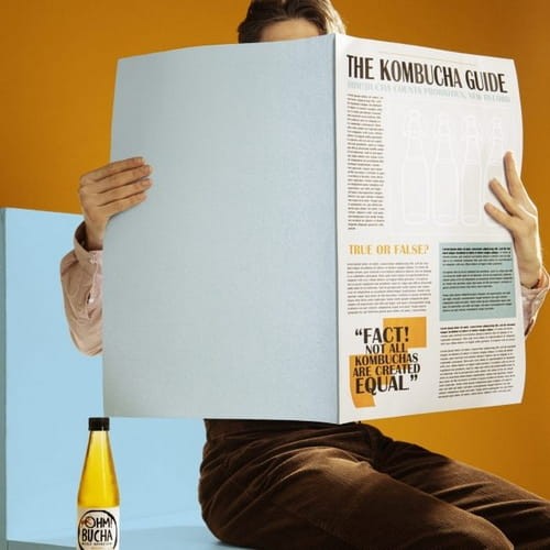 Kombucha pochodząca z Litwy, jest naturalna, niskokaloryczna, organiczna i odpowiednia dla wegan.