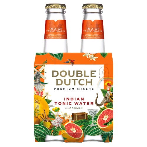 W zestawie znajdują się 4 butelki Double Dutch o pojemności 200 ml.