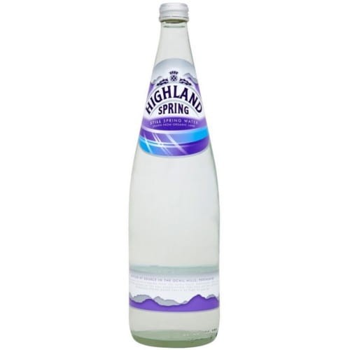 Woda ze Szkocji Highland Spring niegazowana 1000ml w szkle