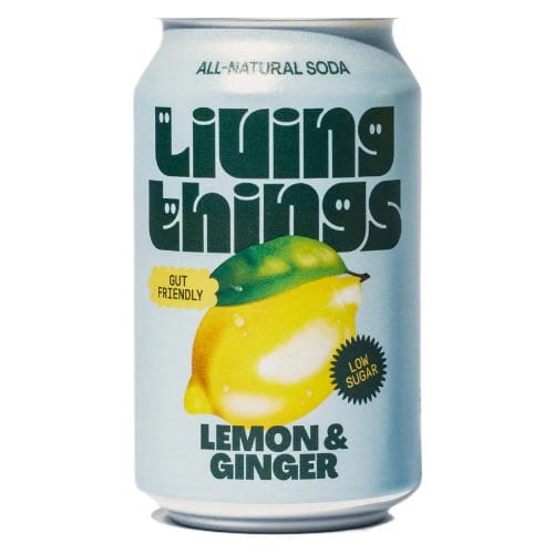 Living Things Lemon &amp; Ginger 330 ml puszka x12