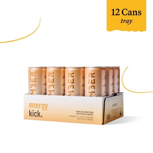 Gimber Ready to Drink pakowany jest w zbiorcze opakowania po 12 puszek 250 ml