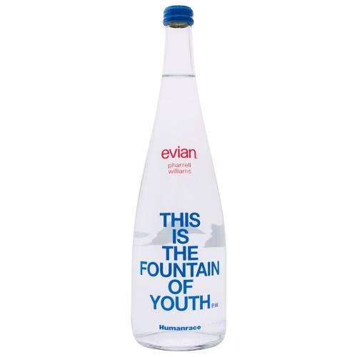 Evian x Pharrell Williams 750 ml Niegazowana szkło x1