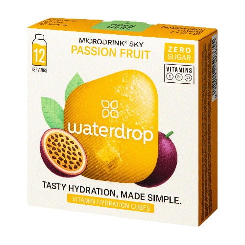 Waterdrop Microdrink kostki Sky Pineberry Passion Fruit bez cukru z witaminami x12