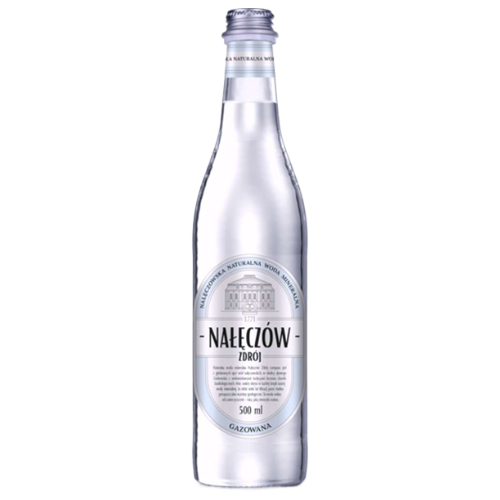 Nałęczów Zdrój 500 ml Gazowana szkło x12