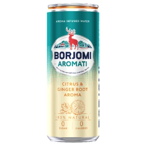Borjomi Aromati Cytrusy Imbir 330 ml puszka x12