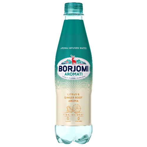 Borjomi Aromati Cytrusy Imbir 500 ml PET x12