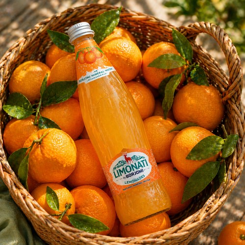 Połączenie naturalnej wody mineralnej z owocowym sokiem intensyfikuje jego smak, tworząc harmonijną i orzeźwiającą kompozycję.