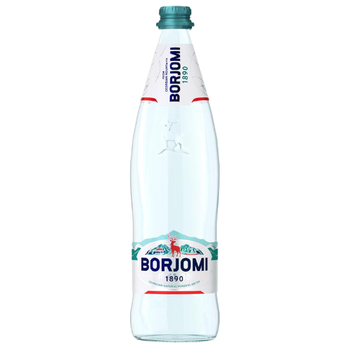 Borjomi 750 ml Naturalnie Gazowana szkło x6