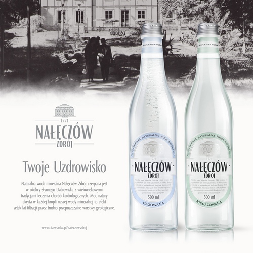 Naturalna woda Nałęczów Zdrój czerpana jest w okolicy słynnego Uzdrowiska z wielowiekowymi tradycjami leczenia chorób kardiologicznych