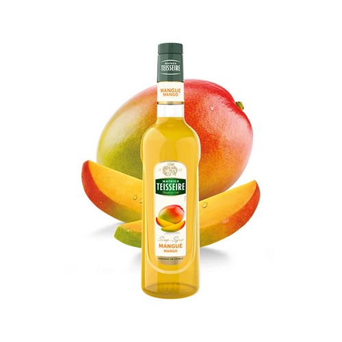 Teisseire Mango 700 ml to francuski syrop o egzotycznym, owocowym smaku mango.