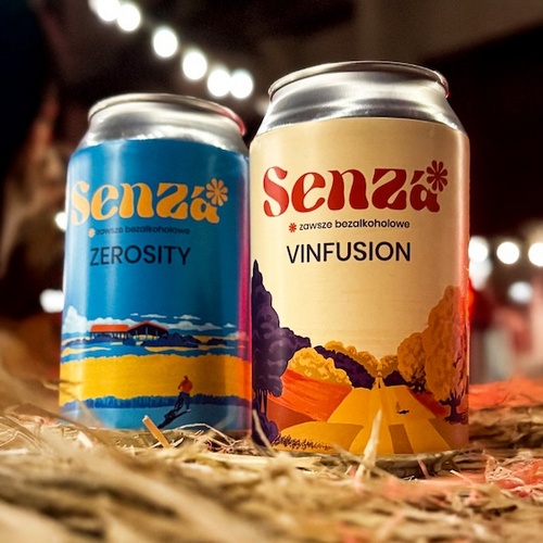 Senza Vinfusion 330 ml to bezalkoholowe piwo o delikatnym, wytrawnym profilu z lekko owocowym tłem i świeżością winogron.