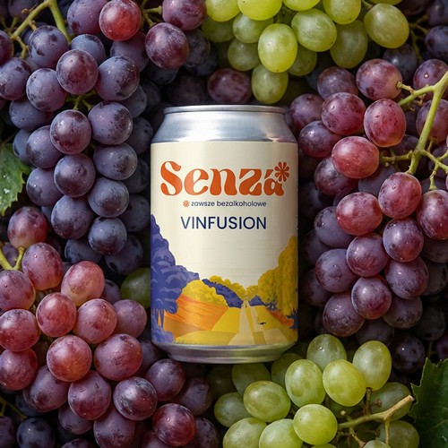 Senza Vinfusion to bezalkoholowe piwo o lekkim, eleganckim profilu, stworzone przez polski browar rzemieślniczy skupiony wyłącznie na piwach bez alkoholu.