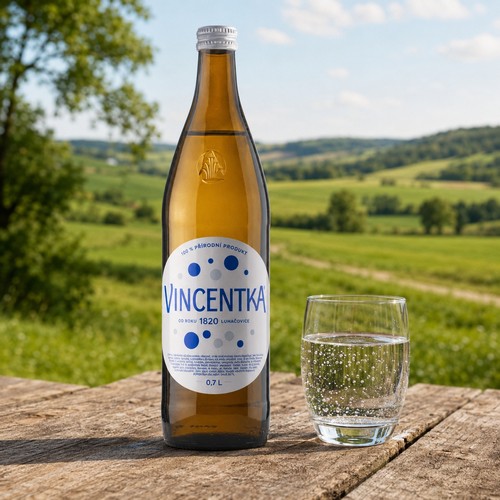Zawiera naturalny CO2 oraz jod i jest rozlewana do szklanych butelek o pojemności 700 ml.