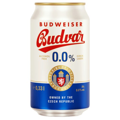 Budweiser Budvar Bezalkoholowe 330 ml puszka x4