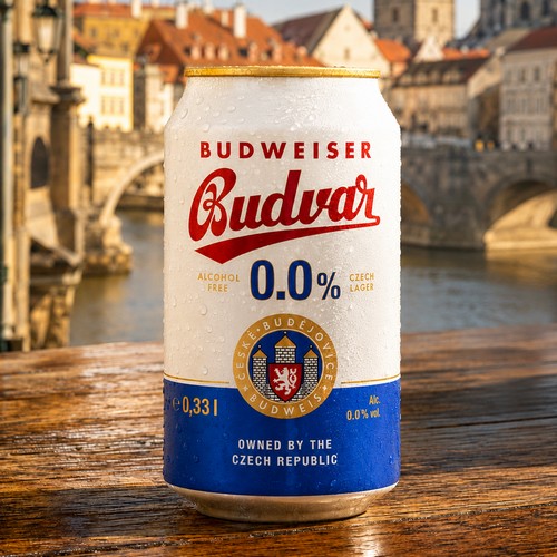 Piwo Budweiser w wersji bezalkoholowej to piwo butelkowane wyłącznie w Czeskich Budziejowicach.