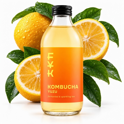 Foverer Young Kombucha to napój herbaciany z naturalnej fermentacji, bogaty w probiotyki, kwasy organiczne, enzymy trawienne i antyoksydanty.