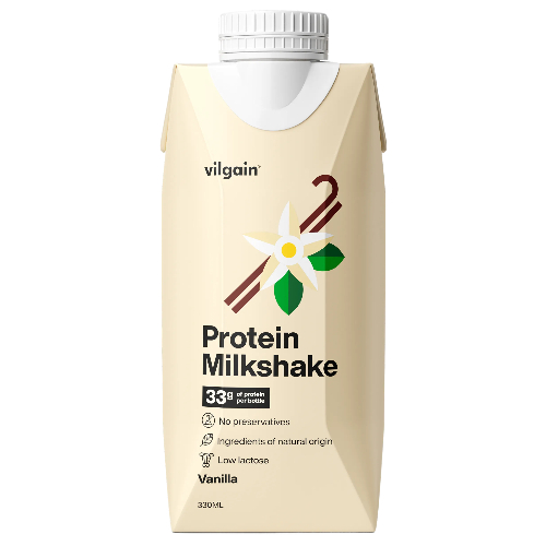 Vilgain Protein Milkshake Vanilla 330 ml karton x12