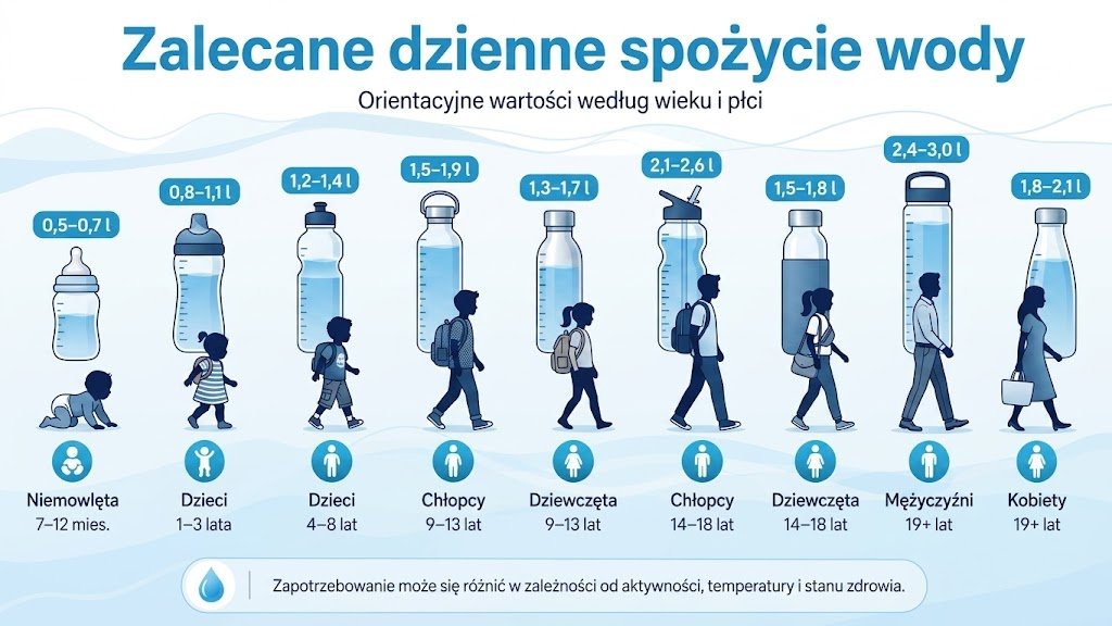 Zapotrzebowanie w różnych etapach życia