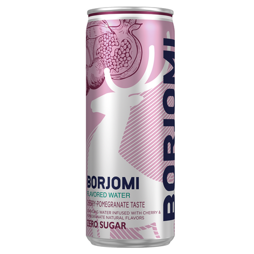 Borjomi 330 ml puszka Wiśnia Granat x12