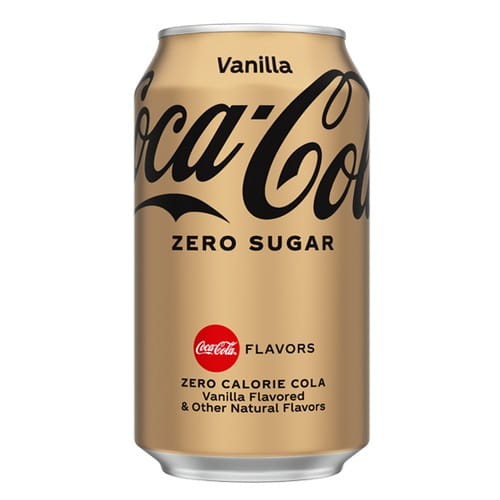 Coca Cola Vanilia Zero 330 ml puszka x4